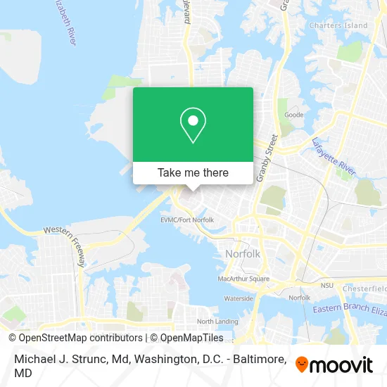 Michael J. Strunc, Md map