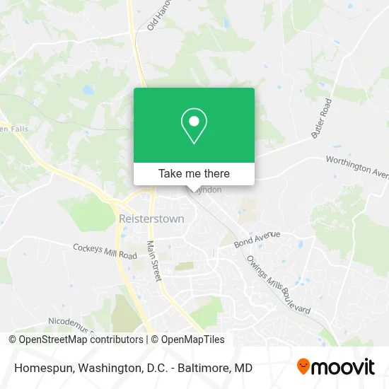 Homespun map