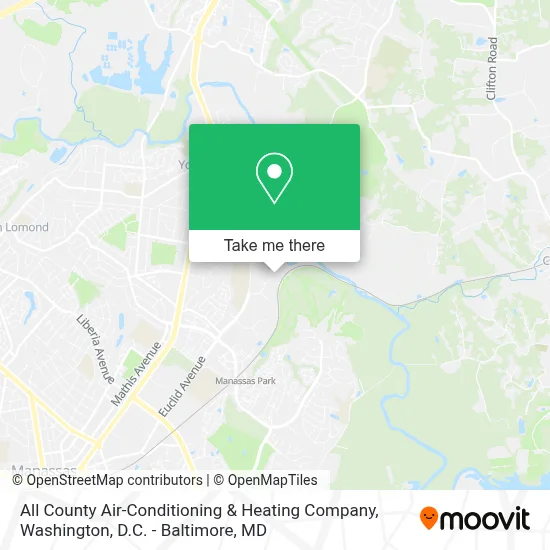 All County Air-Conditioning & Heating Company map