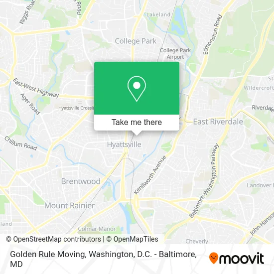 Golden Rule Moving map