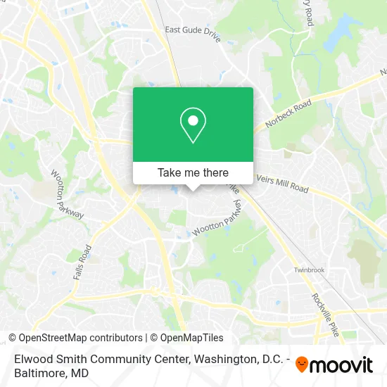 Elwood Smith Community Center map