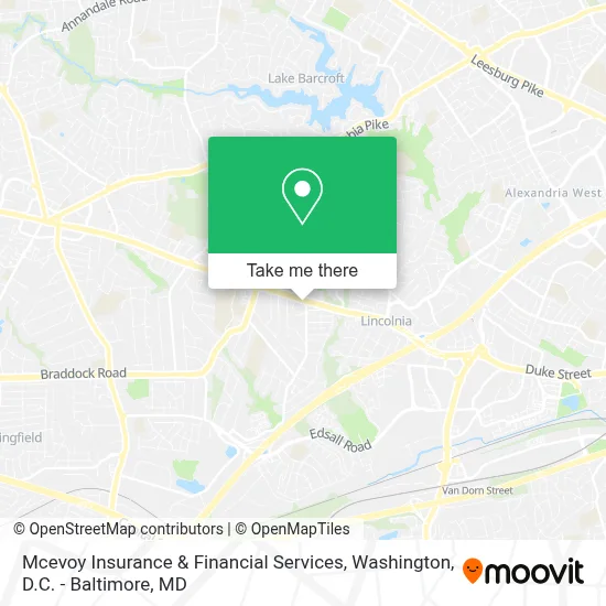 Mcevoy Insurance & Financial Services map
