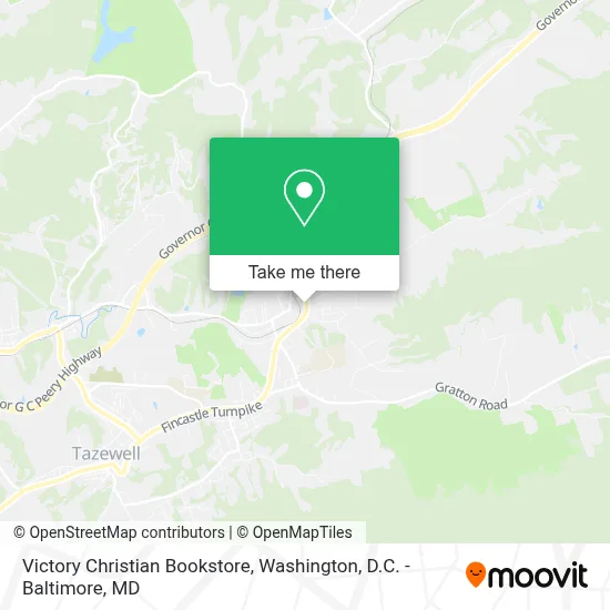 Victory Christian Bookstore map
