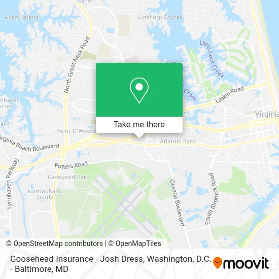 Goosehead Insurance - Josh Dress map