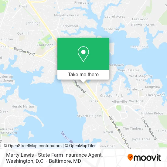 Marty Lewis - State Farm Insurance Agent map