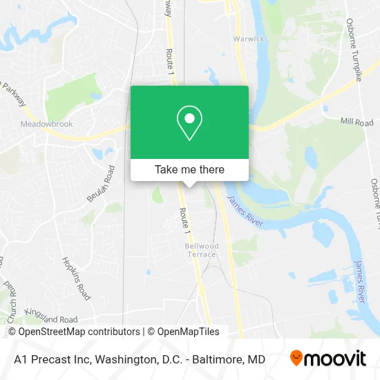 A1 Precast Inc map