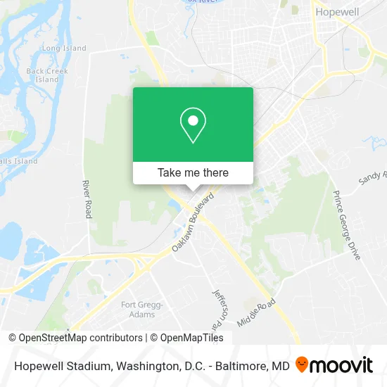 Hopewell Stadium map