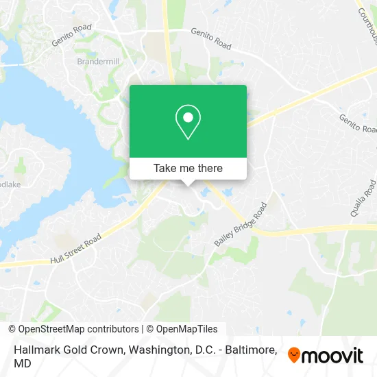 Hallmark Gold Crown map