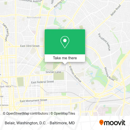 Belair map