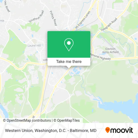 Western Union map