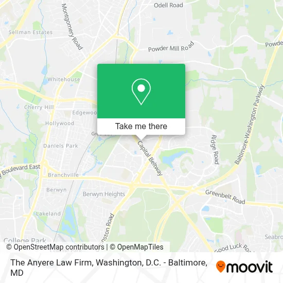 The Anyere Law Firm map