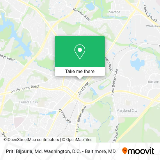 Priti Bijpuria, Md map