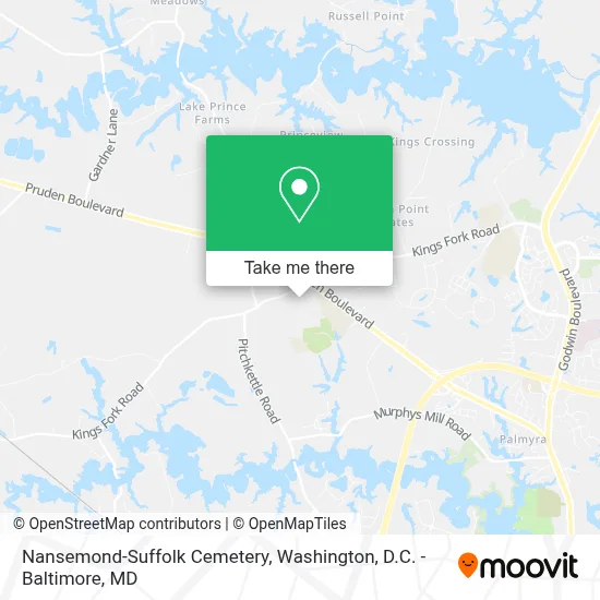 Nansemond-Suffolk Cemetery map