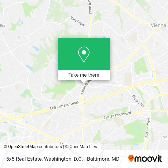 5x5 Real Estate map