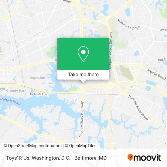 Toys"R"Us map