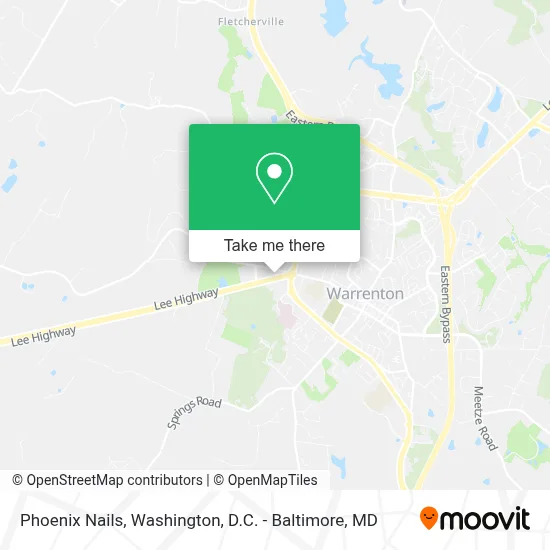 Phoenix Nails map