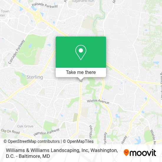 Williams & Williams Landscaping, Inc map