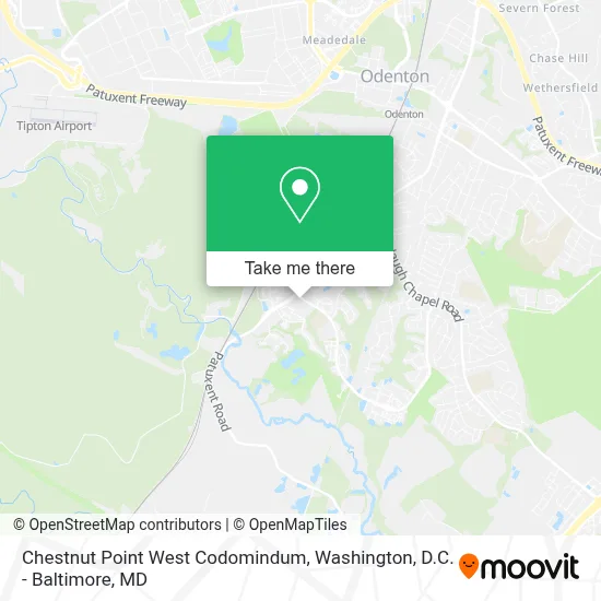 Chestnut Point West Codomindum map