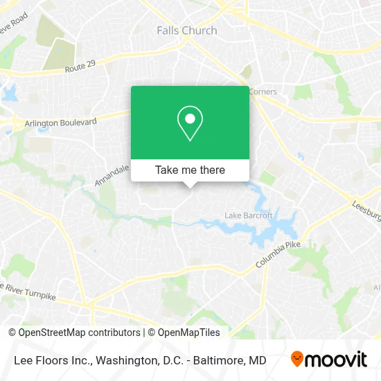 Lee Floors Inc. map