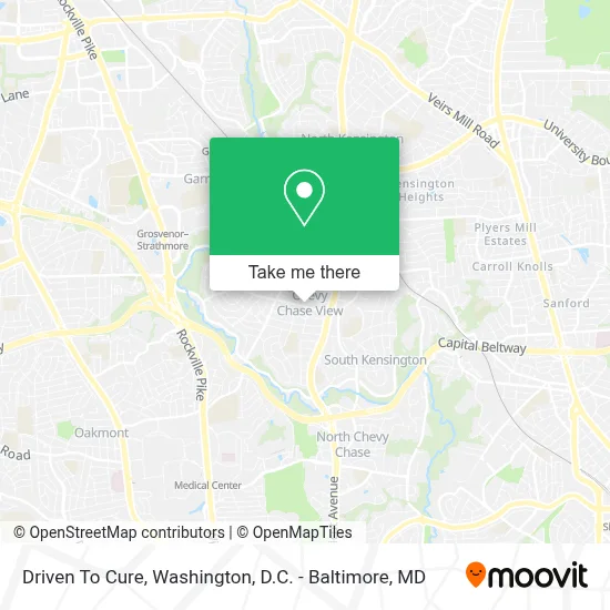 Driven To Cure map