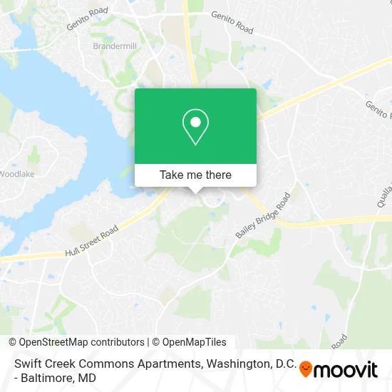 Swift Creek Commons Apartments map