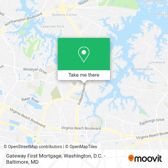 Gateway First Mortgage map