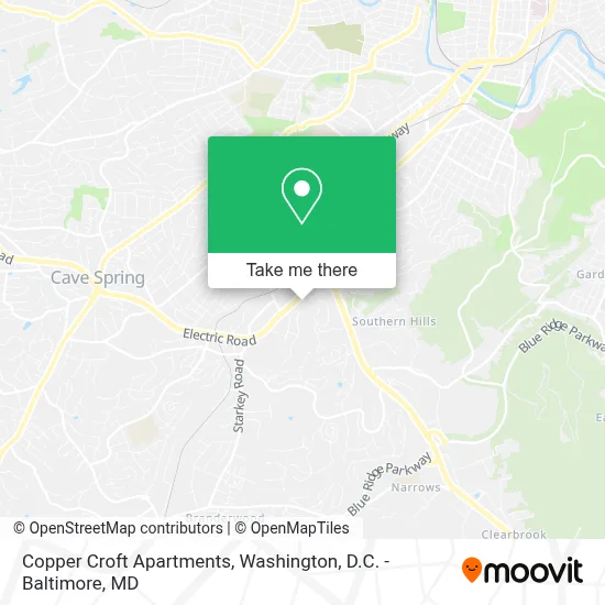 Copper Croft Apartments map