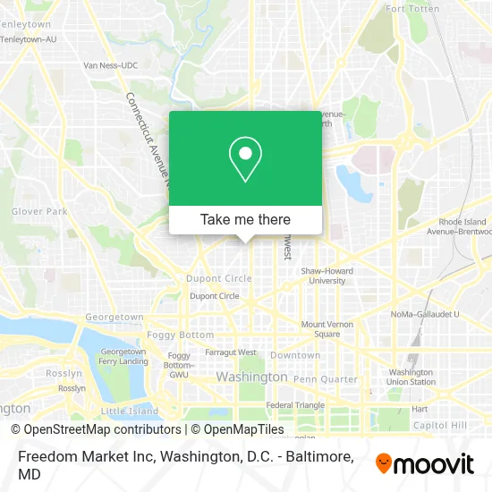 Freedom Market Inc map