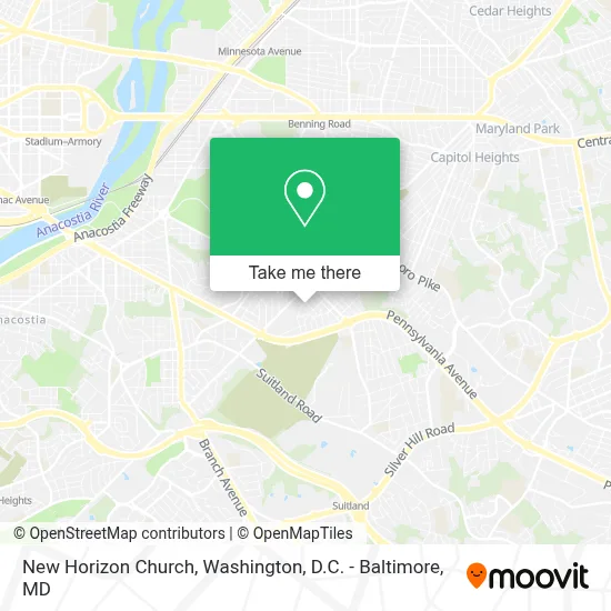 New Horizon Church map