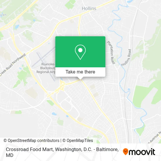 Crossroad Food Mart map