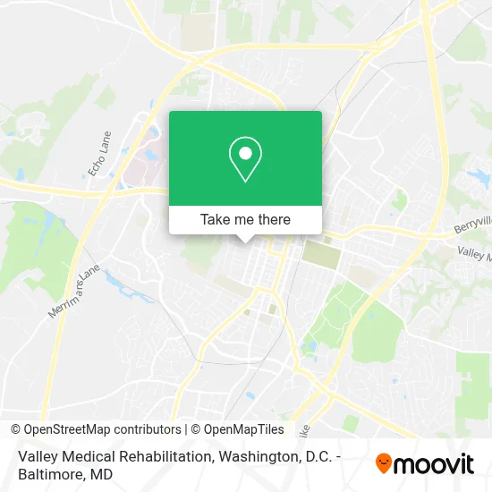 Valley Medical Rehabilitation map