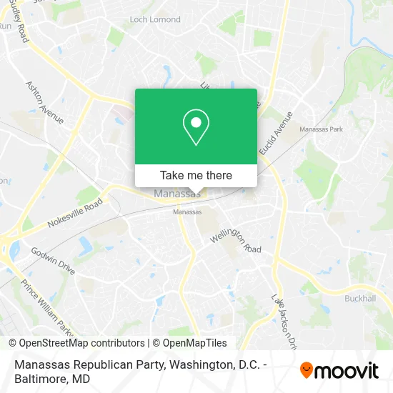 Manassas Republican Party map