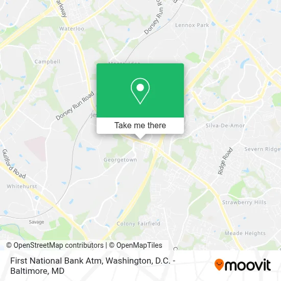 First National Bank Atm map
