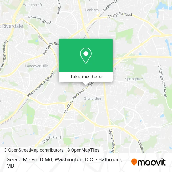Gerald Melvin D Md map