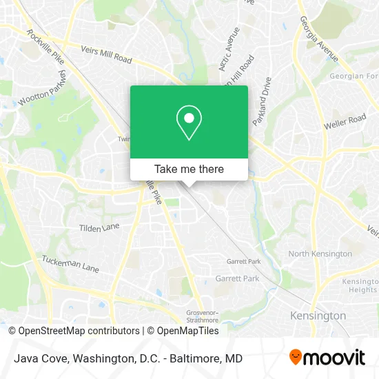 Java Cove map