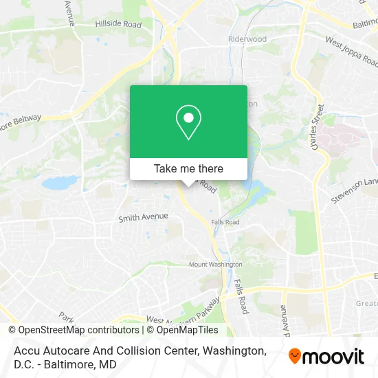 Accu Autocare And Collision Center map