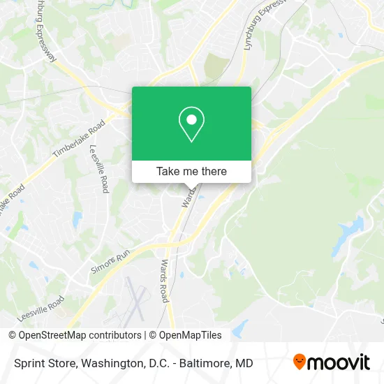 Sprint Store map