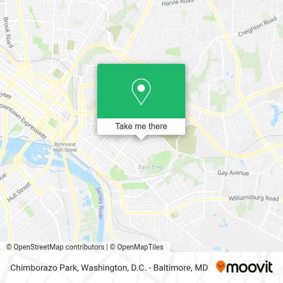 Chimborazo Park map