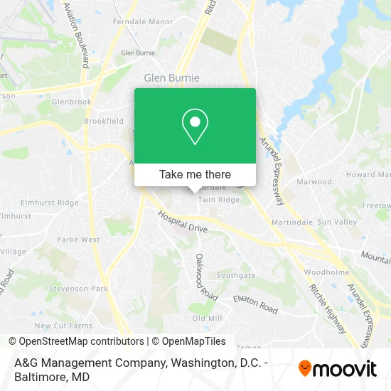 A&G Management Company map