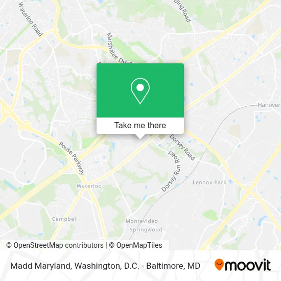 Madd Maryland map