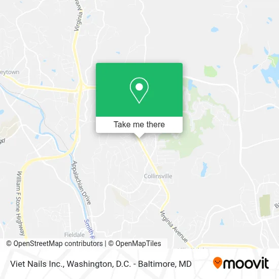 Viet Nails Inc. map