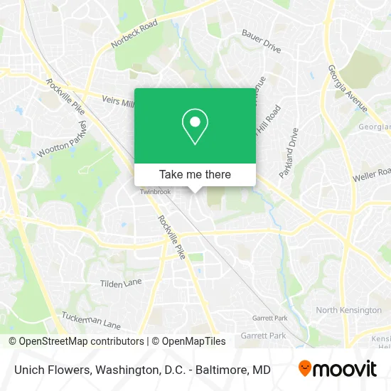 Unich Flowers map