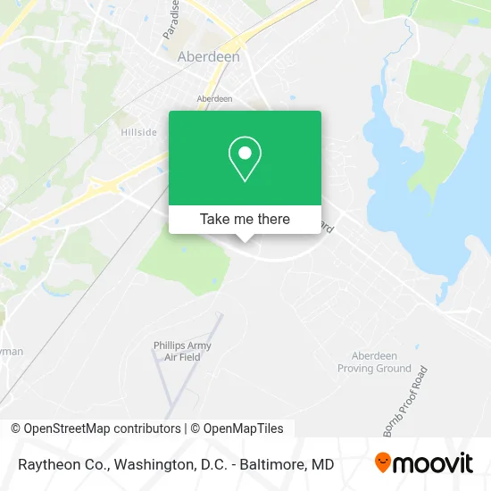 Raytheon Co. map