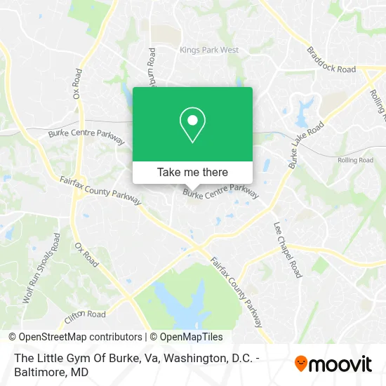 The Little Gym Of Burke, Va map