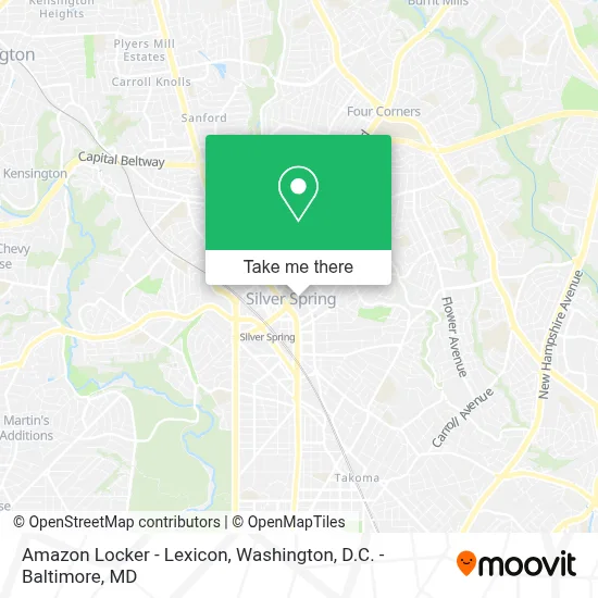 Amazon Locker - Lexicon map