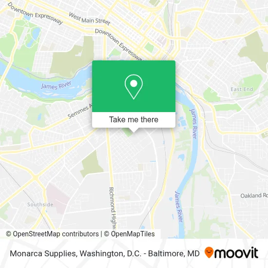 Monarca Supplies map