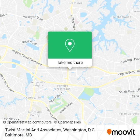 Twist Martini And Associates map