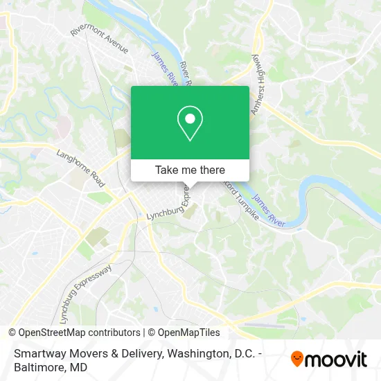 Smartway Movers & Delivery map