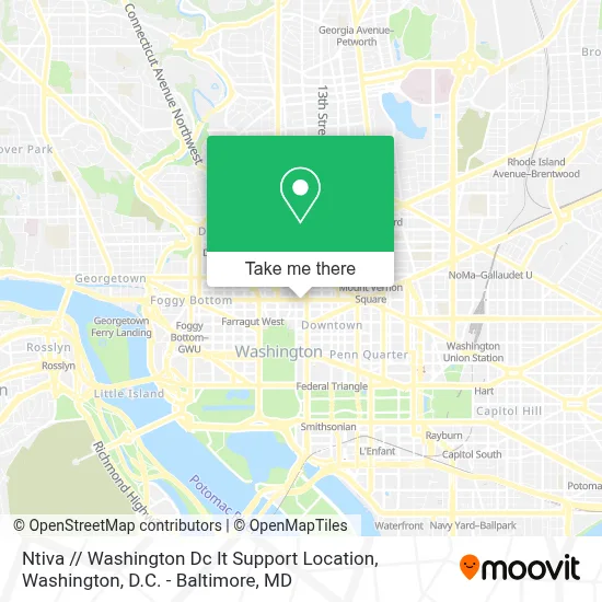 Ntiva // Washington Dc It Support Location map