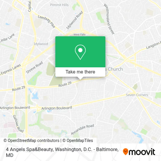 4 Angels Spa&Beauty map